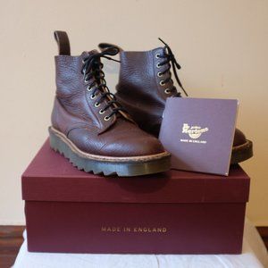 Dr. Martens Chocolate Leather Combat Boots